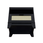 Manhattan Comfort - Lot de 2 tables de chevet Sheridan 21,63" style mid-century moderne - Noir-Garantie limitée du fabricant de 30 jours