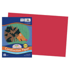 Prang - Papier construction, rouge des fêtes, 12 po x 18 po, 50 feuilles-Papier de construction épais en bois de pâte mécanique