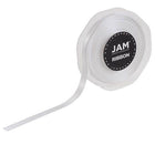 JAM Paper - Ruban de satin double face - 3/8" de large x 25 m - Blanc-Couleur: Blanc