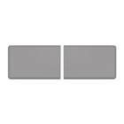 WeatherTech - Tapis d'extrémité anti-fatigue ComfortMat Connect - Fibre de carbone - Gris - Paquet de 2-Chaque pièce d’extrémité a une longueur de 3 pi. Assemblez-en deux pour obtenir un ComfortMat Connect de 6 pi!