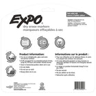 Expo - Marqueurs à effacement sec à faible odeur − Pointe biseautée − Couleurs variées − Paquet de 16-8