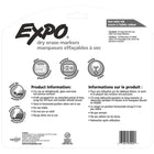 ExpoMD – Marqueurs à effacement sec à faible odeur, pointe biseautée, couleurs variées,16/paquet-8