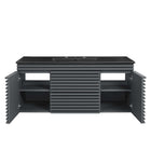 Modway - Render Fixation murale de 48" Vanette de salle de bain - Gris Noir-7