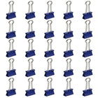 JAM Paper - Pinces à reliure colourées - petites - 19 mm (3/4 po) - pinces à reliure violettes - paquet de 25-Parfait pour rester organisé avec style à la maison, à l'école ou au bureau !