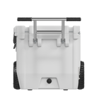 RovR - RollR 60 pintes Glacière rigide à roulettes avec poignée de remorquage - Poudre-La poignée double MotoGrip facilite le remorquage, augmente l’effet de levier et sa conception décalée protège vos talons des chocs