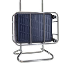 American Tourister - Surftime Valise de Cabine Spinner - bleu métallique-La poignée de transport supérieure rétractable reste près de la valise pour la protéger contre les dommages.