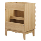 Modway - Render 24" Armoire de toilette de salle de bain (lavabo non inclus) - Chêne-Bassin d’évier non inclus