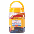 Dominos doubles six couleurs Learning Advantage - Lot de 168 -APPRENEZ ET JOUEZ - Aidez les enfants à pratiquer la subitisation, l'addition, le comptage, l'association, le tri, la classification et plus encore. Ou utilisez les dominos pour des jeux classiques comme Draw, Mexican Trains et Matador.