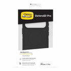 OtterBox - Étui Defender Pro MagSafe avec Contrôle de la Caméra pour iPhone 17 Pro - Noir-Les pare-chocs autour de la caméra protègent contre les coups violents