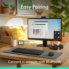 Logitech - K250 clavier sans fil compact -  Graphite-Durable et fiable: conçu pour la qualité, le clavier K250 offre des touches durables et une conception résistante aux éclaboussures (2)	