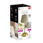 Xtricity - Lampe de table tactile LED portable  Roccabella - Or-Activation tactile pour une utilisation facile