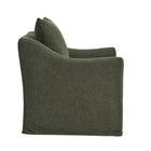 Modway - Somerset Mélange de lin Fauteuil - Sauge-Coussin de dossier moelleux