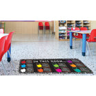 Ashley Productions - The Original Fun Mat - Mat Runner - 15 -5" x 47" - Dans cette pièce des expressions positives-Antidérapant et durable : Le support en caoutchouc robuste garantit la sécurité et la durabilité, idéal pour les zones à fort passage.