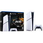 Sony - Ensemble PlayStation 5 édition numérique Call of Duty : Black Ops 6-Design mince. Avec la PS5 , les joueurs ont accès à une technologie de jeu puissante dans un design de console élégant et compact