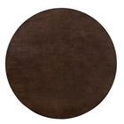Modway - Verne 35 po Table à manger, Noyer cerise doré-Socle en socle en métal en or poli