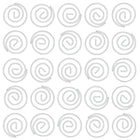 JAM Paper - Trombones circulaires - trombones ronds - blancs - paquet de 50-Ces trombones colourés sont parfaits pour organiser les papiers à la maison, à l'école ou au bureau