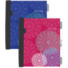 Staples - Agenda scolaire hebdomadaire/mensuel médaillons 2025-2026 - 8 5/8 po H x 6 7/8 po l - assorties - bilingue-14 mois : juillet 2025 - août 2026