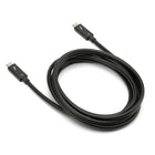 OWC - Câble Thunderbolt USB-C 78" - Noir-100 % compatible USB-C : connectez-vous aux Mac, PC, iPad, Chromebooks, Surface et autres appareils d'aujourd'hui, de demain et d'hier avec un port Thunderbolt 3, Thunderbolt 4, USB-C ou USB4