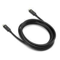 OWC - Câble Thunderbolt USB-C 78" - Noir-100 % compatible USB-C : connectez-vous aux Mac, PC, iPad, Chromebooks, Surface et autres appareils d'aujourd'hui, de demain et d'hier avec un port Thunderbolt 3, Thunderbolt 4, USB-C ou USB4