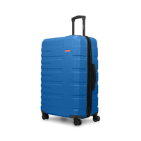 Swiss Mobility - Valsie d'enregistrement rigide 30po de la collection QUAD - Bleu-Fabriqué en ABS/PC léger et résistant