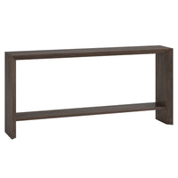 Hudson&Canal - Console Osman de 162 cm de largeur par - Brun aulne-Un design contemporain moderne pour votre entrée, votre salon, votre bureau et plus encore