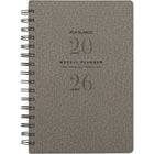 AT-A-GLANCE - Agenda hebdomadaire/mensuel Signature 2026 - 8 1/2 po H x 5 3/8 po l - gris - bilingue-13 mois : janvier 2026 à janvier 2027