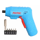 Fixtec - Tournevis sans fil 4V Lithium-Ion USB-Ce tournevis à pile 4V est équipé d’un puissant aimant intégré qui maintient fermement la mèche en place pendant l’utilisation.