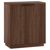 Hudson&Canal - Meuble d'appoint Mansfield de 71 cm de largeur, , noyer satiné-Design contemporain moderne pour votre bureau à domicile, votre chambre ou vos espaces de vie