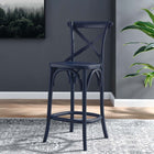 Modway - Gear Tabouret de comptoir - Bleu Minuit-6
