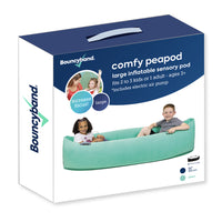 Bouncyband - Peapod confortable, capsule sensorielle gonflable, 80 po, vert-La concentration est augmentée par l'étreinte douce du peapod soulageant l'anxiété et le stress