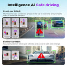 Vantrue - Caméra embarquée S1 Pro MAX Dual 4K avant et arrière avec carte SD de 64 Go-Technologie platepix améliorant reconnaissance plaques immatriculation et clarté des détails routiers