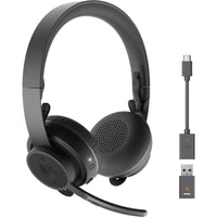 Logitech - Zone 900 Casque On-Ear Sans Fil Bluetooth avec micro anti-bruit-Le micro anti-bruit isole la voix de tous les bruits autour de vous, pour que votre voix soit naturelle et claire quand vous travaillez chez vous et lors de vos visioconférences