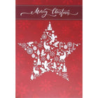 Mill Brook Studio - Cartes de souhaits Noël / Enveloppes - 5-3/8 po x 7-3/4 po - Étoile de Noël - Paquet de 18-Cartes de souhaits qualité boutique