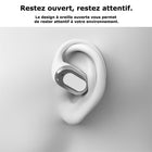 MyBat - Écouteurs Open-Ear XL MyBat Design Lab - Paw - Blanc -Autonomie Durable - Écoute prolongée sans interruption
