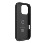 Dbramante1928 - Iceland Ultra D3O Kickstand MagSafe pour iPhone 16 Pro - Noir-Protection contre les chutes de 4 m/13 pieds pour protéger le téléphone des rayures et des chutes quotidiennes