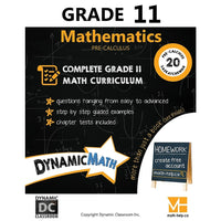 Dynamic Math - Cahier d'exercices, Saskatchewan, 11e année-Couvre le programme de mathématiques de 11e année de la Saskatchewan