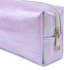 Fashion Stationery - Étui à crayons lignes irisées - Lilas-1 compartiment à fermeture éclair