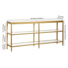 Hudson&Canal - Console Alexis 64" L - Laiton-9