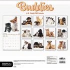 DateWorks - 2026 Calendrier Mural 16 Mois - 12 po x 12 po - Amis - Anglais -13 images de haute qualité imprimées sur du papier Premium
