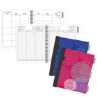 Staples - Agenda scolaire hebdomadaire/mensuel médaillons 2025-2026 - 8 5/8 po H x 6 7/8 po l - assorties - bilingue-Bilingue (anglais et français)