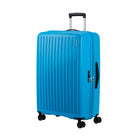 American Tourister - Rejoy Spinner Grand - bleu azur-Fabriqué à 100 % en polypropylène, offrant une durabilité extrême avec une texture qui réduit la visibilité des égratignures