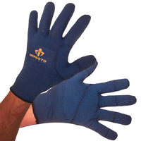 IMPACTO® 611-00 X-GR Paire Doublure de Gant Antichocs, doigts complets, coussinet gel dans la paume/doigts/pouce, polycoton-1