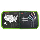 The Pencil Grip - Cahier d'activités réutilisable Daily Doodler - Jeux Nomade, 4 Wonder Stix inclus-Comprend une pochette de voyage pour Wonder Stix.