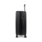 Bugatti - Bordeaux valise rigide à roulettes pivotantes – 26 po – Noire-Intérieur doublé avec panneau de séparation, poches pratiques et sangles de serrage pour garder le contenu organisé et en place