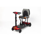 Monarch - Genie Scooter de mobilité pliable léger - rouge-Le cadre compact s’intègre plus facilement dans les coffres de véhicule et les espaces de rangement
