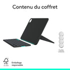 Logitech - Flip Folio pour iPad Pro 11 pouces, iPad Air 11 pouces-10