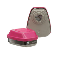 3M - Cartouche contre les vapeurs organiques avec filtre, 60921 - Paquet de 2-Cartouche