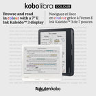 Kobo - Liseuse Libra Color - Blanc-Emportez des milliers de livres partout avec vous grâce à un espace de stockage de 32 Go et des semaines d’autonomie de batterie