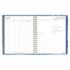 Blueline - Agenda Hebdomadaire/Mensuel - 9 1/4 po H x 7 1/4 po l - Motif Celestial - Bilingue-Jours fériés