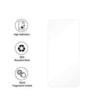 Blu Element - Protecteur d’écran GreenGlass avec kit d’installation pour Samsung Galaxy S25+/S24+-Toucher réactif, résistant à l’huile et aux traces de doigts